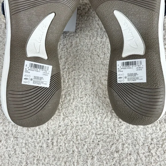 Clarks Cloudsteppers Sandals 9M Blue Breeze Piper Adjustable Strappy Comfort - Picture 10 of 15